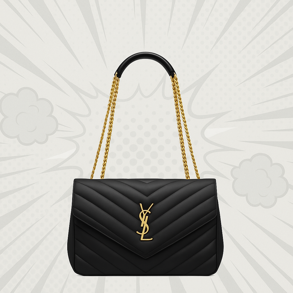 Saint Laurent Loulou Large Leder